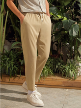 Load image into Gallery viewer, Men Drawstring Textured Pants