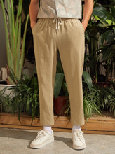 Load image into Gallery viewer, Men Drawstring Textured Pants
