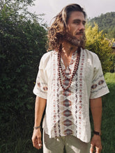 Load image into Gallery viewer, Tahitian Tribal Button Up

